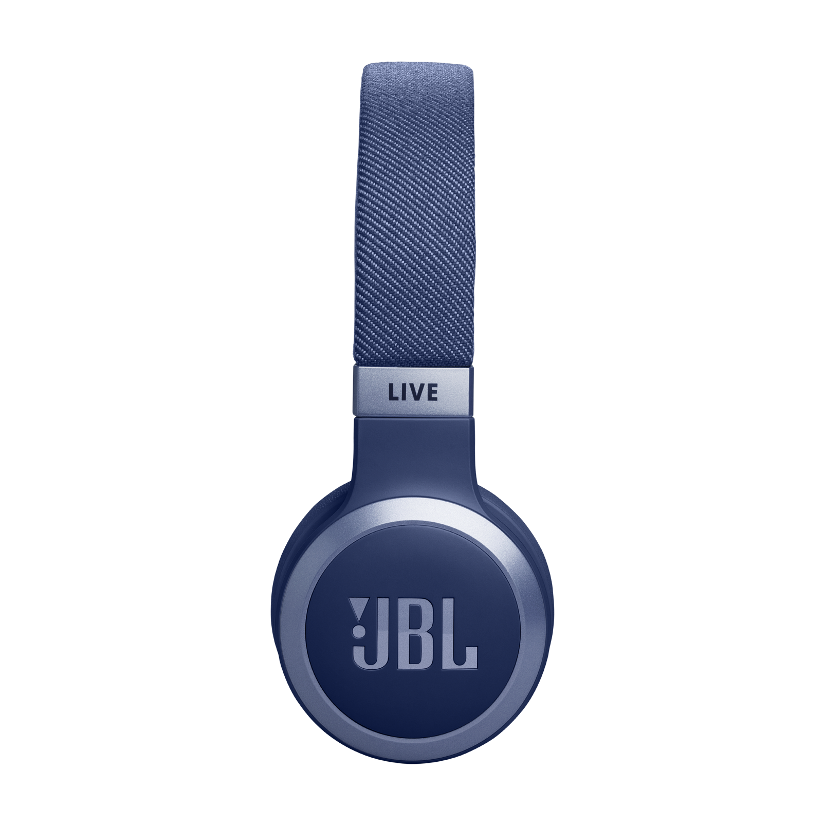 JBL Live 670NC - Blue - Wireless On-Ear Headphones with True Adaptive Noise Cancelling - Left